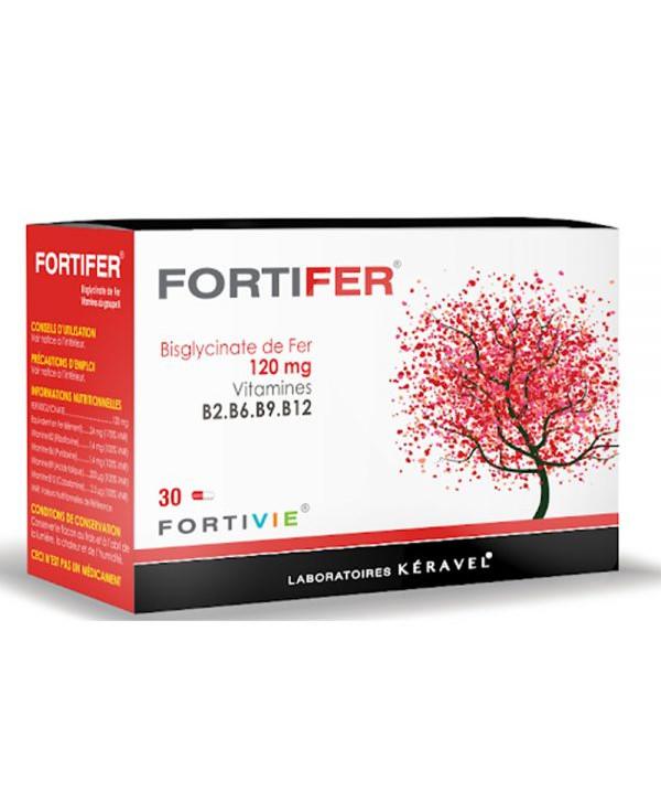 FORTIFER bisglycinate fer 120 mg gélules b 30 FORTIFER bisglycinate fer 120 mg gélules b 30