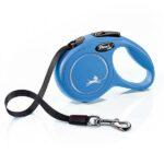 Laisse Flexi New Classic Tape M 5m B bleu