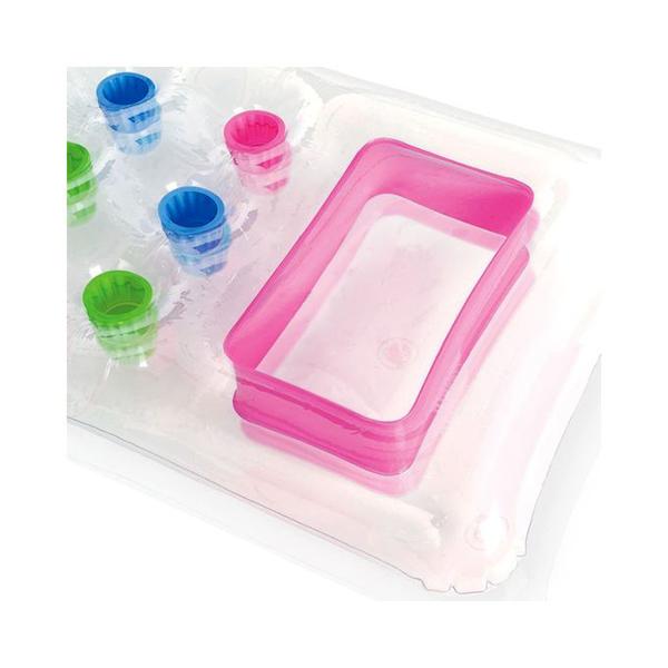 MATELAS 18 POCHES GONFLABLE ROSE INTEX