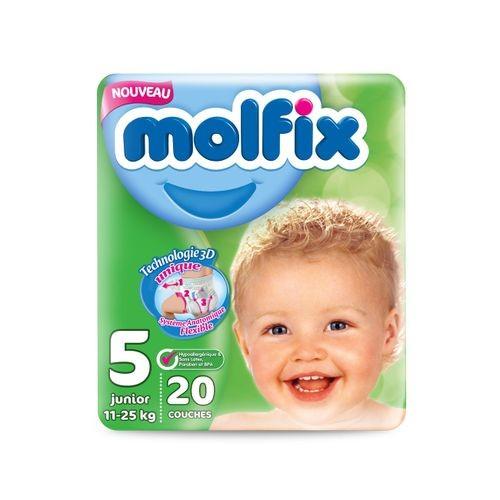 MOLFIX couche bebe T5 (11-25) kg B20 MOLFIX couche bebe T5 (11-25) kg B/20