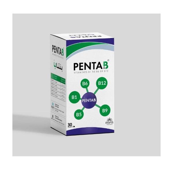 PANTA B vit 12 gelules PANTA B vit b1/b2/b5/b9/b12 gelules