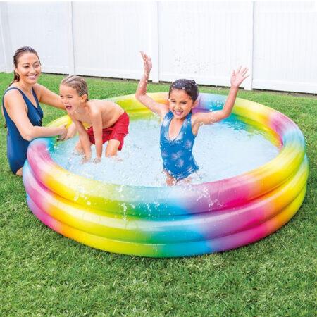 INTEX - PISCINE GONFLABLE RAINBOW JUNIOR