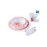 CANPOL Set 5p happy animals chien rose 4_401