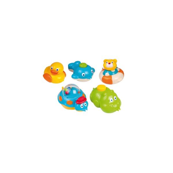 canpol set de 5 jouet de bain plastiques 2 CANPOL BABIES Set de Jouets de Bain : Ensemble de 5 créatures marines douces Taille parfaite pour les petites mains. Ces produits ont un look contemporain et rendent le jeu amusant, facile et agréable pour les parents et les enfants.