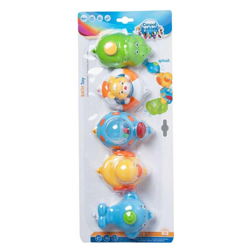canpol set de 5 jouet de bain plastiques 2594 canpol set de 5 jouet de bain plastiques 2/594