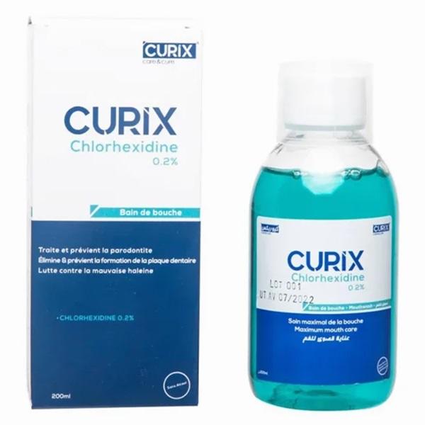 CURIX bain de bouche chlorhexidine 200ml CURIX bain de bouche chlorhexidine 200ml