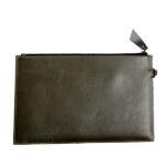 JOWA Pochette Tefza 100% cuir couleur vert olivier noir