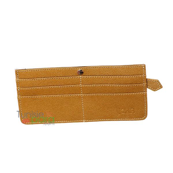 JOWA Porte carte grand format marron orange JOWA Porte carte grand format Couleur: marron orange