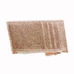 JOWA Porte carte zip argent pailleté