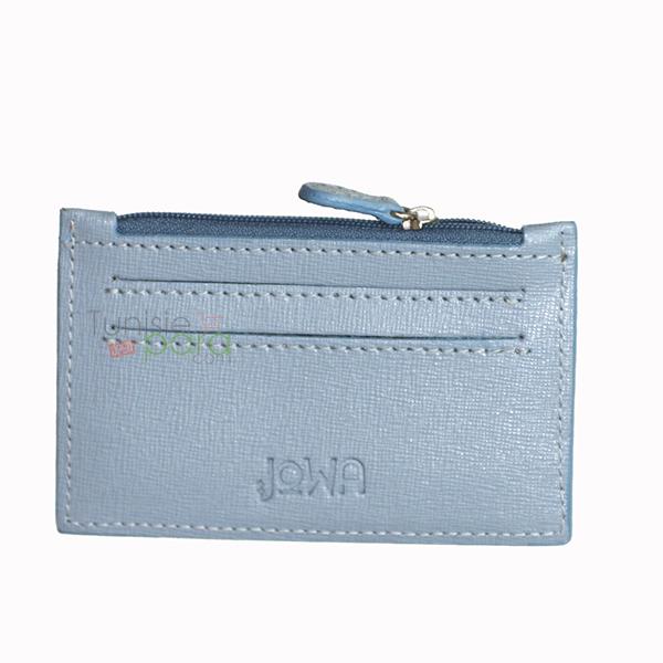 JOWA Porte carte zip bleu ciel JOWA Porte carte zip Couleur bleu ciel