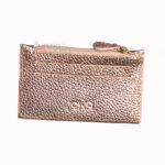 JOWA Porte carte zip bronze