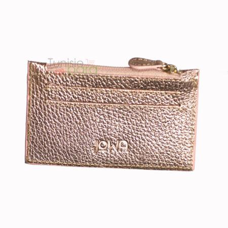 JOWA Porte carte zip Couleur bronze