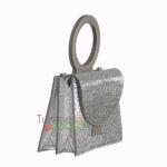 JOWA Sac Ménis couleur argent pailleté