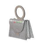 JOWA Sac Ménis couleur argent pailleté