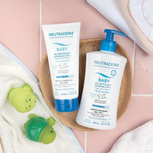 NEUTRADERM gel nettoyant 3en1 400ml + gel nettoyant 3en1 200ml NEUTRADERM gel nettoyant 3en1 400ml + gel nettoyant 3en1 200ml