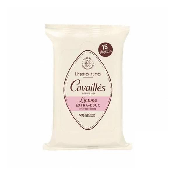 ROGE CAVAILLES HYGIENE INTIME EXTRA DOUX - 15 LINGETTES