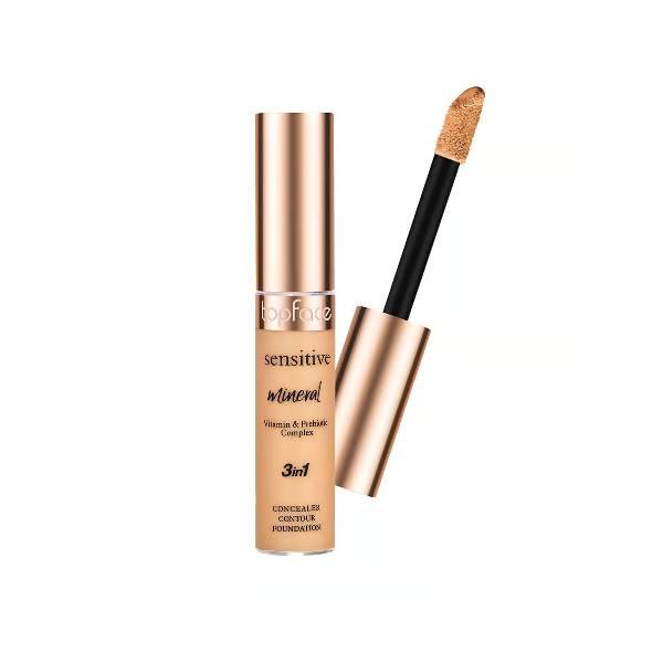 Topface Concealer 3in1 contour foundation vitamin & prebiotic complex n°004
