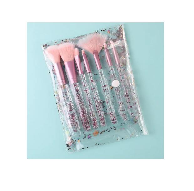 Trousse pinceau maquillage 7 pièces crystal Trousse pinceau maquillage 7 pièces crystal
