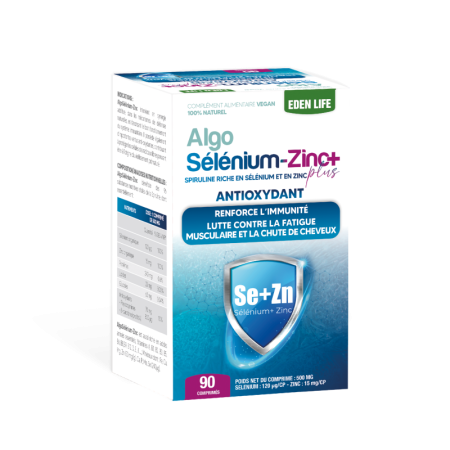 EDEN LIFE algoselenium + zinc plus COMP 90