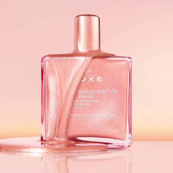 nuxe huile florale or 50ml Nuxe Huile Prodigieuse Florale Or 50 ml - Huile sèche pailletée multi-fonctions