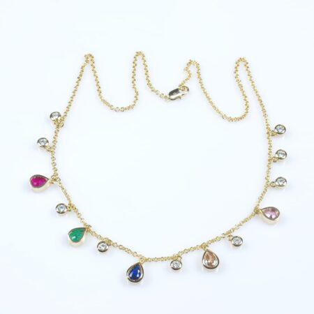 Collier Multicolore SN00622G50 – Élégance et Couleurs Vibrantes