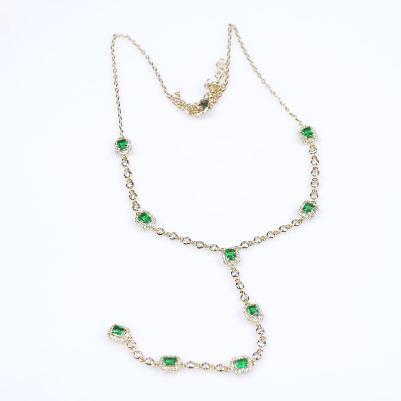 COLLIER 16145G50 Collier Bracelet Vert SN16145G50 – Élégance et Polyvalence