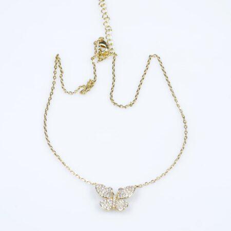 Collier Papillon Argent SN15058G18 – Élégance et Raffinement