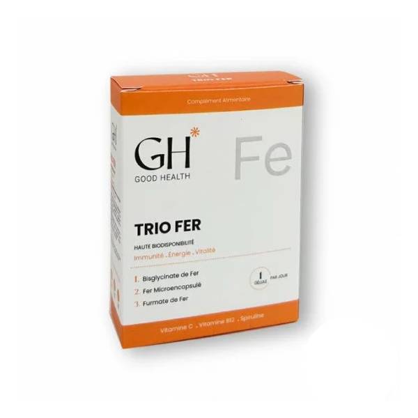 GH TRIO FER 30G GH Trio Fer – Apport en Fer et Énergie au Quotidien