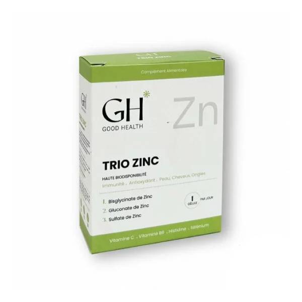 GH ZINC GH Trio Zinc – Immunité Renforcée et Santé de la Peau
