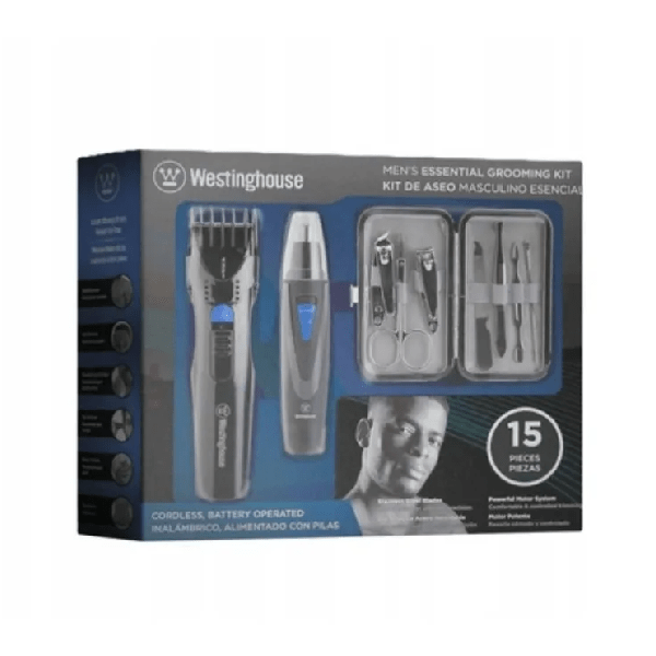 Westinghouse Tondeuse Hommes WH2301 – Kit 15-en-1 pratique et polyvalent Westinghouse Tondeuse Hommes WH2301 – Kit 15-en-1 pratique et polyvalent