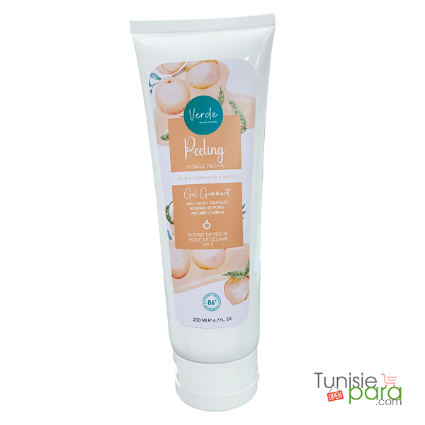 Verde peeling visage peche Verde peeling visage peche
