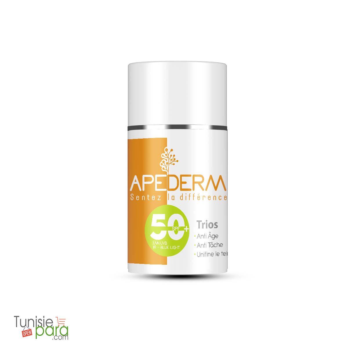 APEDERM Trios écran invisible spf50+ APEDERM Trios écran invisible spf50+
