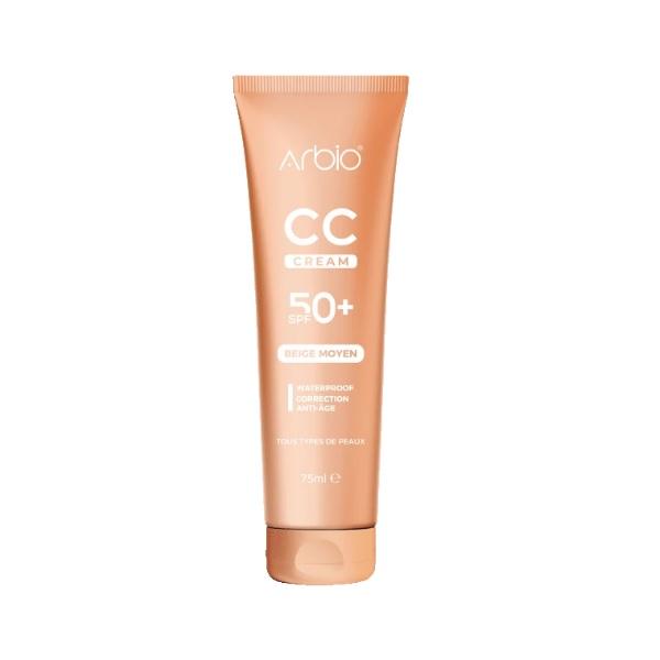 Arbio CC Cream spf50+ beige Moyen 75ml Arbio CC Cream spf50+ beige Moyen 75ml